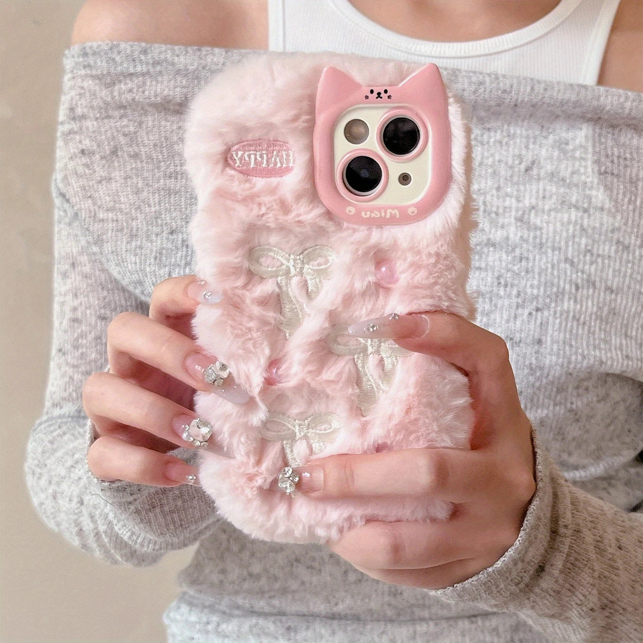 Miau Plush Phone Case 📱💕 LOW STOCK!!