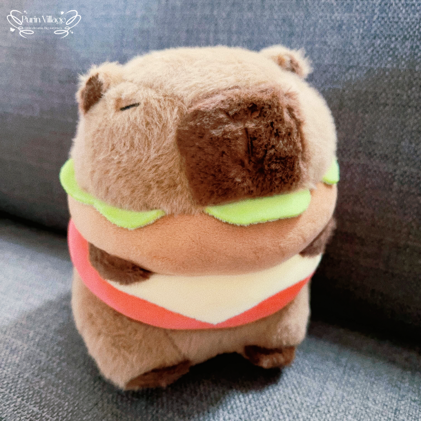 Burger Capybara Plushie 🍔 LOW STOCK!!