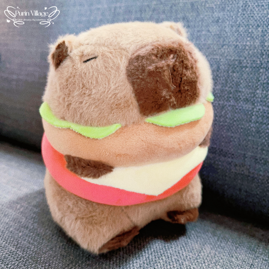 Burger Capybara Plushie 🍔 LOW STOCK!!