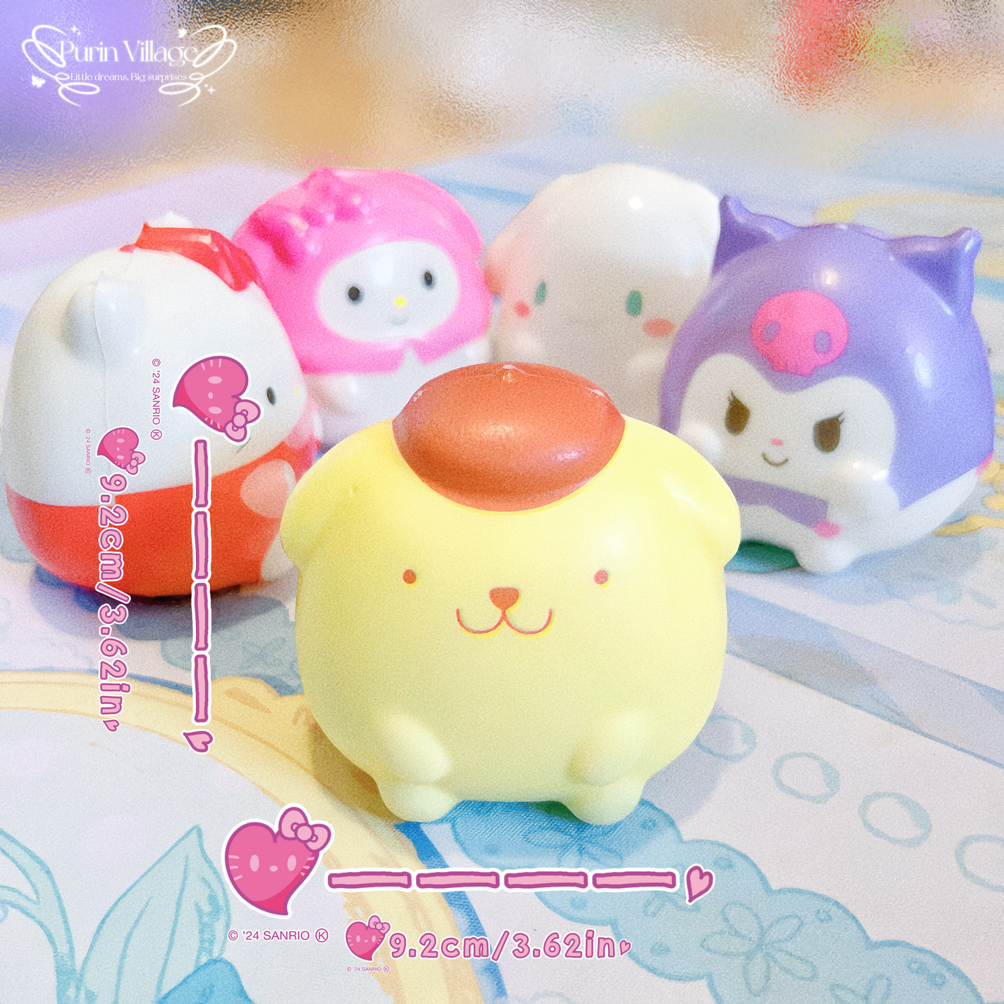 Kawaii Squishy Stress Relief Plush